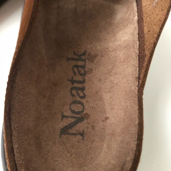 Noatak Brown Suede Leather Slip On Sandals - Picture 4 of 7